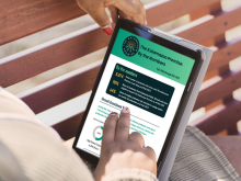 Kalamazoo Promise Data on tablet